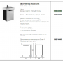 Тумба под умывальник Kolo Rekord 89546000, венге