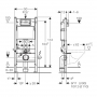 Унитаз+Инсталляция: Geberit Duofix (458.161.21.1)+ Kolo Idol (M1310002U)+ клавиша