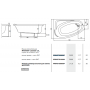 Ванна Kolo Mystery 150x95 R (XWA3750000)