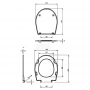 Сидение для унитаза Kolo Rekord K90111000
