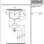 Умывальник Kolo Nova 2195000U