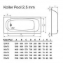 Ванна стальная Koller Pool Steel 170х70E (B70E1200E)