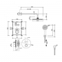 Душевая система скрытого монтажа Q-tap Inspai-Therm CRM T20250102