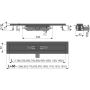 Трап для душа AlcaPlast APZ101BLACK-1150