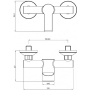 Смеситель Koller Pool Kvadro Arc (KA 0100)