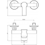 Смеситель Koller Pool Kvadro Arc (KA 0450)