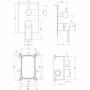 Смеситель для душа Q-tap Form 010-22 CRM