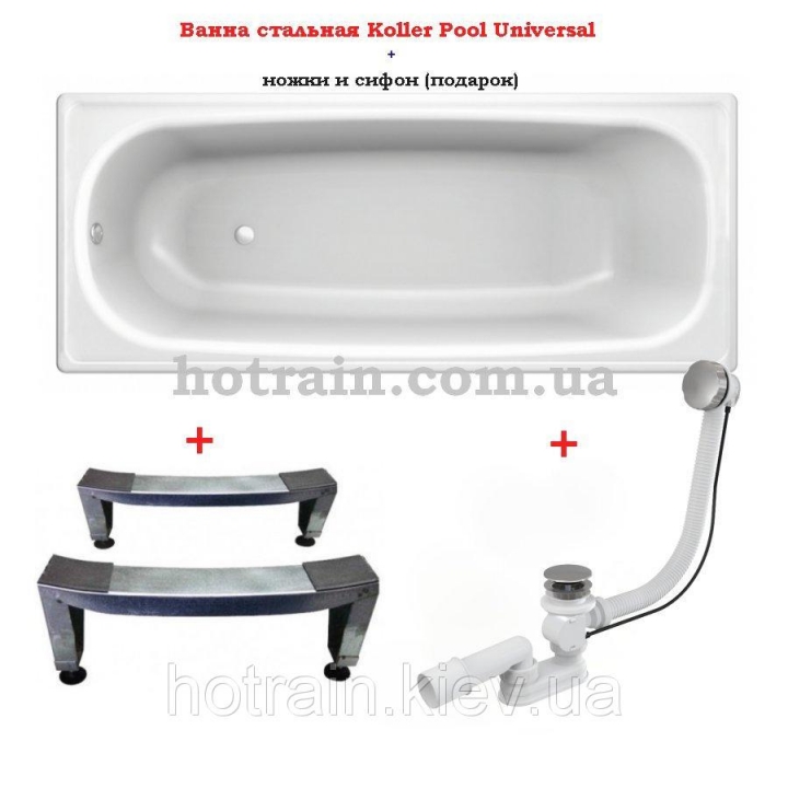 Ванна Koller Pool Universal 160x70 (B60HAI00E) с anti-slip