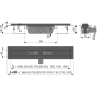 Трап для душа AlcaPlast APZ1BLACK-750