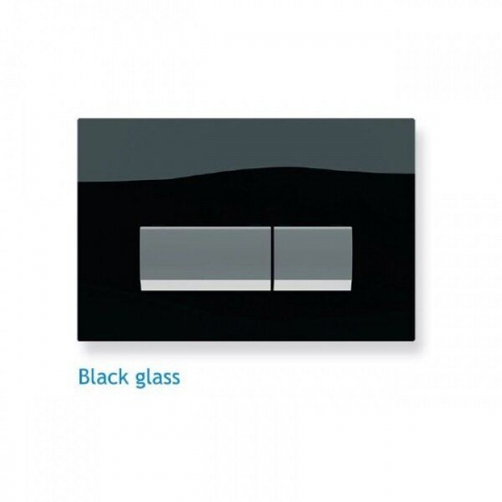 Панель смыва Koller Pool Integro Black Glass