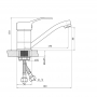 Смеситель для кухни SW Foro 003M