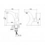 Смеситель для умывальника Imperial 34-001-00