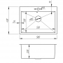 Кухонная мойка Imperial D5843 Handmade 3.0/1.2 mm (IMPD5843H10)
