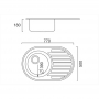 Кухонная мойка ULA 7108 U Satin (ULA7108SAT08)