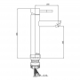 Смеситель для умывальника Imperial 31-001-01