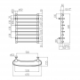 Водяной полотенцесушитель Lidz Standard (CRM) РЛС D32/20х1/2