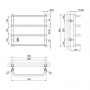 Водяной полотенцесушитель Lidz Standard (CRM) D32/20х1/2