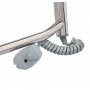 Полотенцесушитель электрический Qtap Standard shelf (CRM) P5 500х700 LE с полкой