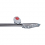 Полотенцесушитель электрический Qtap Snake shelf (CRM) 500х500 RE с полотенцедержателем