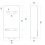 Водонагреватель Thermo Alliance 50 л, сухой ТЭН 2х(0,8+1,2) кВт DT50V20G(PD)D/2