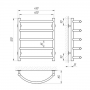 Полотенцесушитель Laris Омега П5 400 х 500