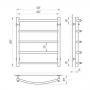 Полотенцесушитель Laris Флеш П5 500 х 600