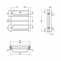 Водяной полотенцесушитель Lidz Zigzag (CRM) D32/20х1/2