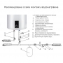 Водонагреватель Thermo Alliance Slim 80 л, сухой ТЭН 2х(0,8+1,2) кВт (D80V20J(D)2-K)