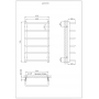 Полотенцесушитель KOSSER Скоба 700х430/6