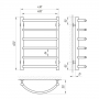 Полотенцесушитель Laris Омега П6 400 х 600