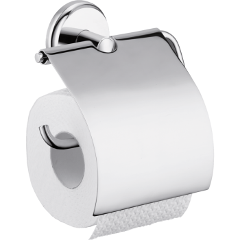 Держатель туалетной бумаги hansgrohe Logis Classic с крышкой 41623000
