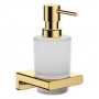 Дозатор жидкого мыла Hansgrohe AddStoris подвесной Polished Gold Optic 41745990