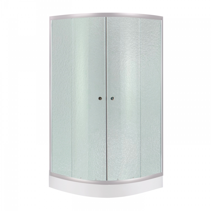 Набор Lidz душевая кабина Latwa SC90x90.SAT.LOW.FR, стекло Frost 4 мм + поддон Kupala