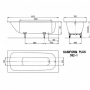 Ванна стальная Kaldewei Saniform Plus 160 х 70  111700010001