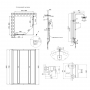 Готове рішення Qtap 8: Душ. кабіна квадратна, 90x90 + Душ. панель + Змішувач для душу