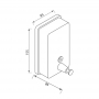Диспенсер для жидкого мыла Lidz (CRM)-121.02.05
