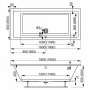 Акриловая ванна VagnerPlast Cavallo VPBA190CAV2X-04