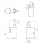 Дозатор для мыла Volle RONDA (2535.230201)