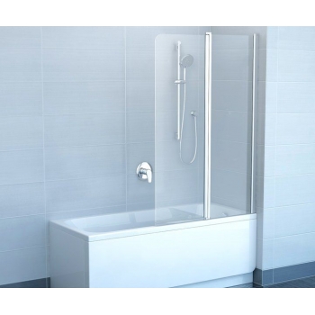 Шторка для ванны Ravak CVS2-100 P белый+транспарент