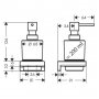 Дозатор для рідкого мила Hansgrohe Addstoris 41745000