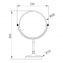 Зеркало косметическое Volle (2500.280104)