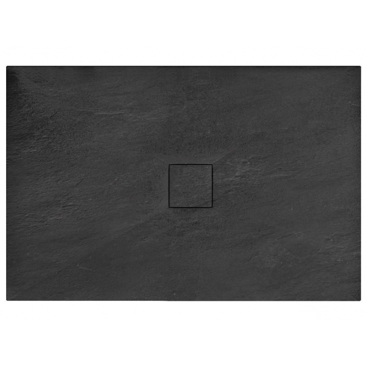 Душевой поддон REA BLACK STONE 80X120