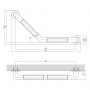 Поручень универсальный Qtap Freedom 300х300 White QT2291CZ6005W