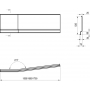 Передняя панель для ванны Ravak BE HAPPY II 150 белая правая