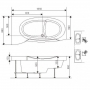 Акриловая ванна Safe 165x88 L