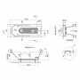 Ванна акриловая Lidz Zycie 170 170x70 с ножками Nozki R