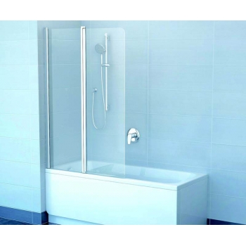 Шторка для ванны Ravak CVS2-100 L блестящий+транспарент