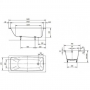 Ванна стальная Kaldewei Cayono 160x70 mod 748 (274800010001)