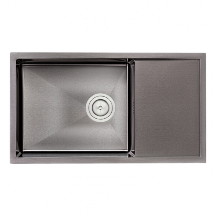 Кухонная мойка Qtap D7844BL 3.0/1.2 мм (QTD7844BLPVD12)