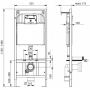 Инсталляция с унитазом: Koller Pool Dune 1200SL + Koller Pool Round Smart Tornado 3.0 RN-0490-RQ3 с сиденьем